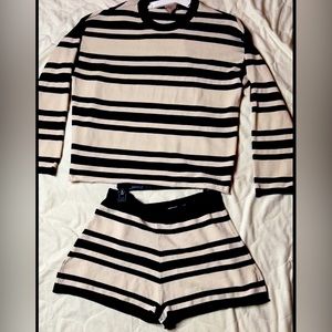 2 pc set looks good with booties or thigh boots